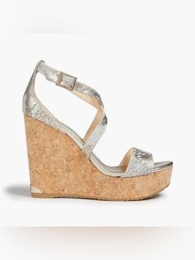Jimmy Choo Cork Wedge Sandals